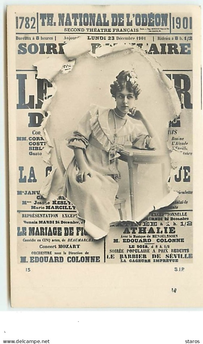 Affiche Crevée : Théâtre National De L'Odéon - Théâtre