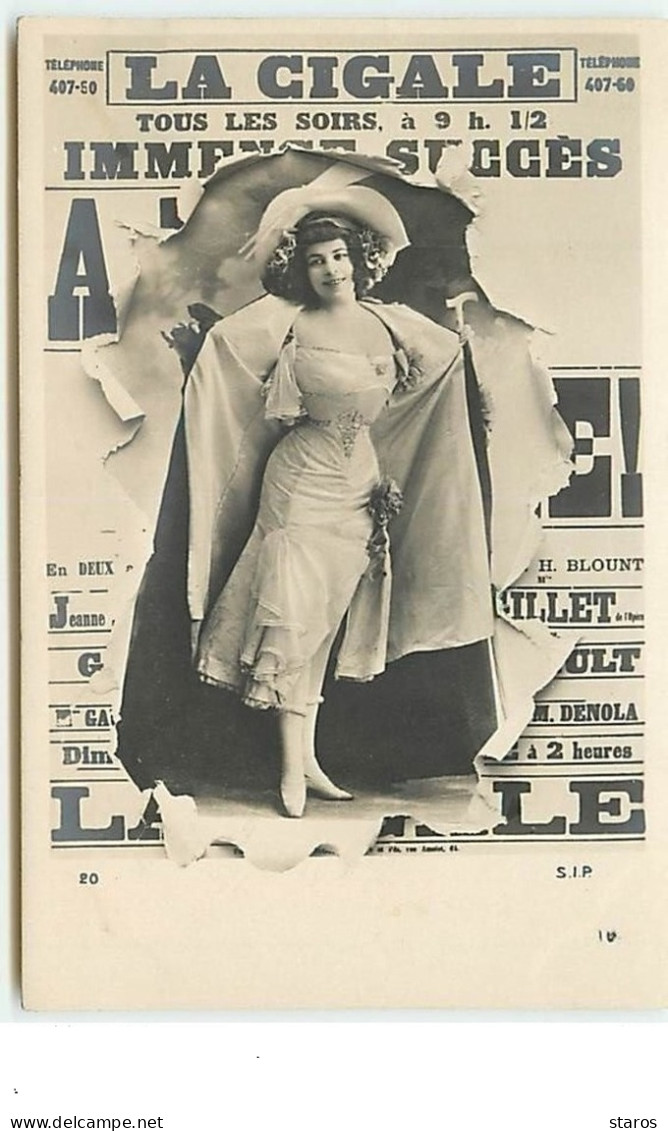 Affiche Crevée : La Cigale - Theatre