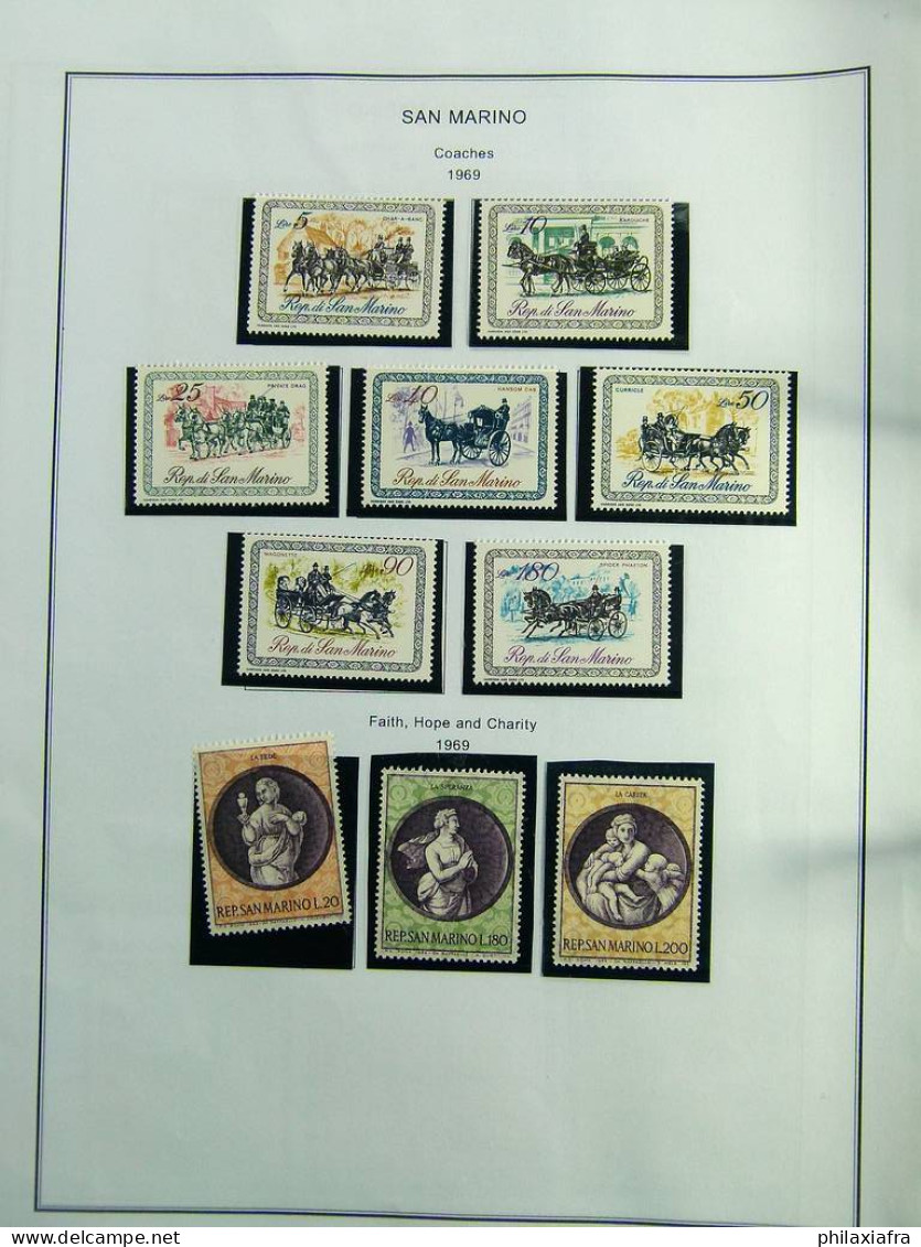 Collection Saint-Marin, De 1968 à 2004 BF Timbres Carnet Neufs ** Surtout Cpl - Collezioni & Lotti