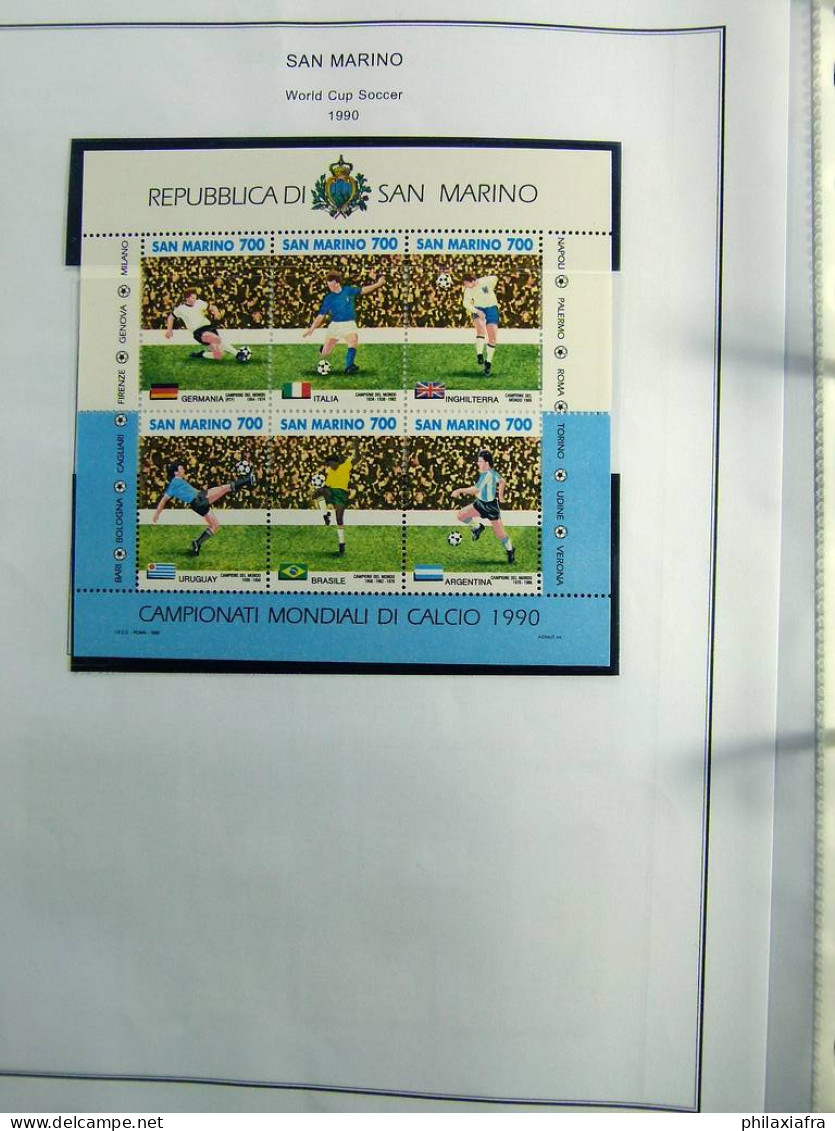 Collection Saint-Marin, de 1968 à 2004 BF timbres carnet neufs ** surtout cpl