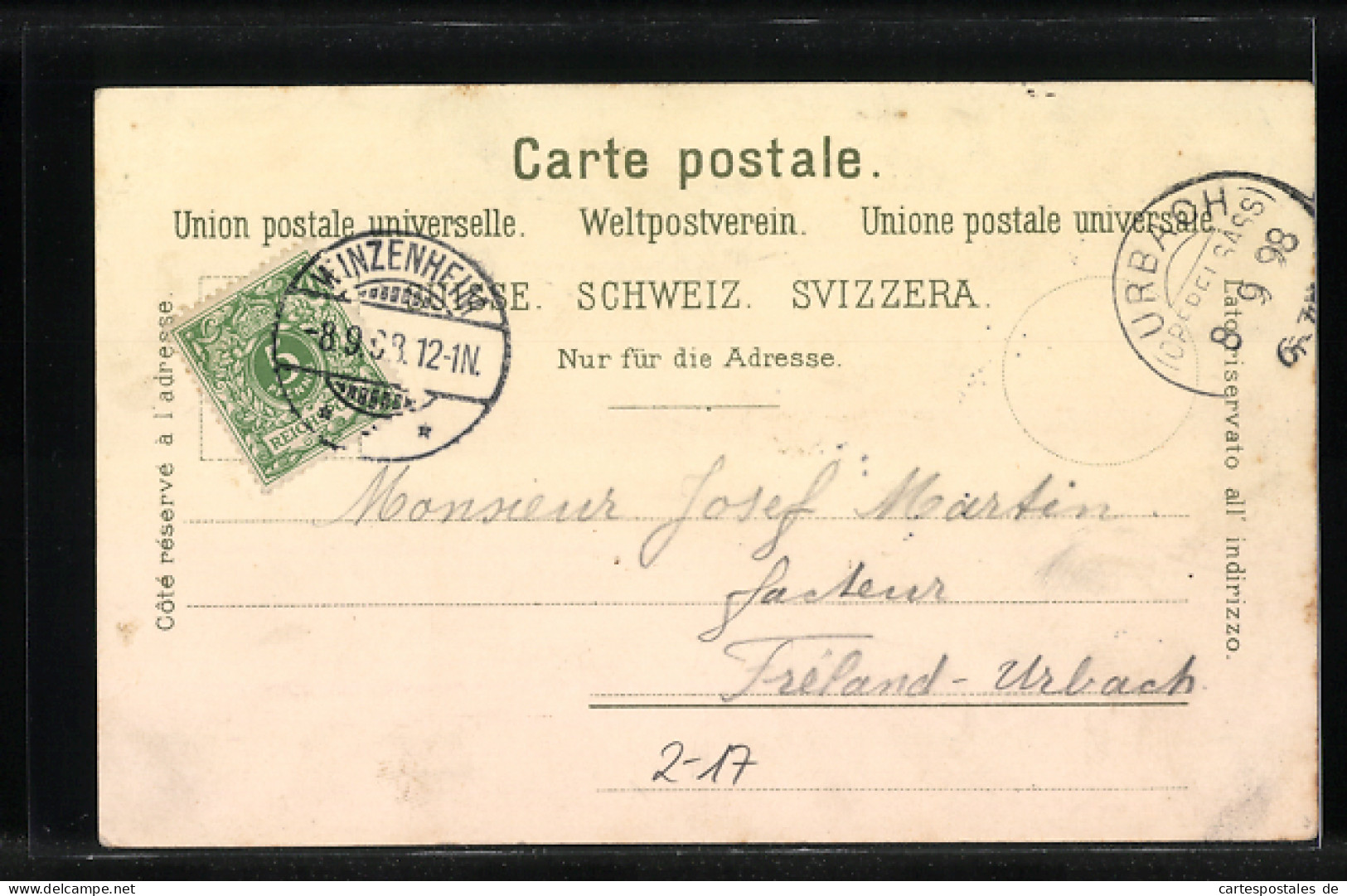 AK Postkutsche In Den Bergen, Wanderer  - Postal Services