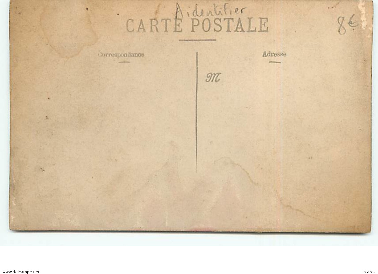 Carte-Photo - Groupe D'hommes - To Identify