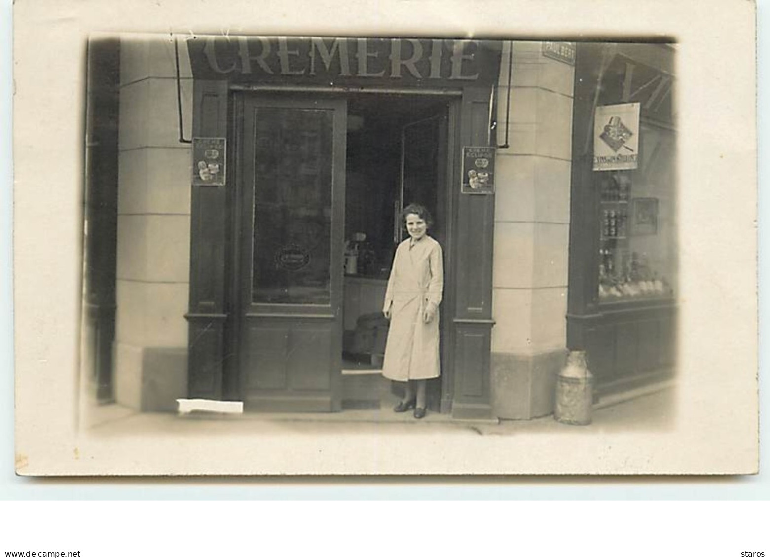 Carte-Photo - Devanture - Crémerie - Magasins