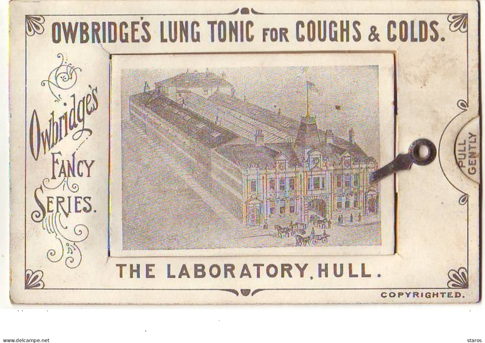 Carte à Système - JOwbridges Lung Tonic For Coughs & Colds - The Laboratory Hull - Mechanical