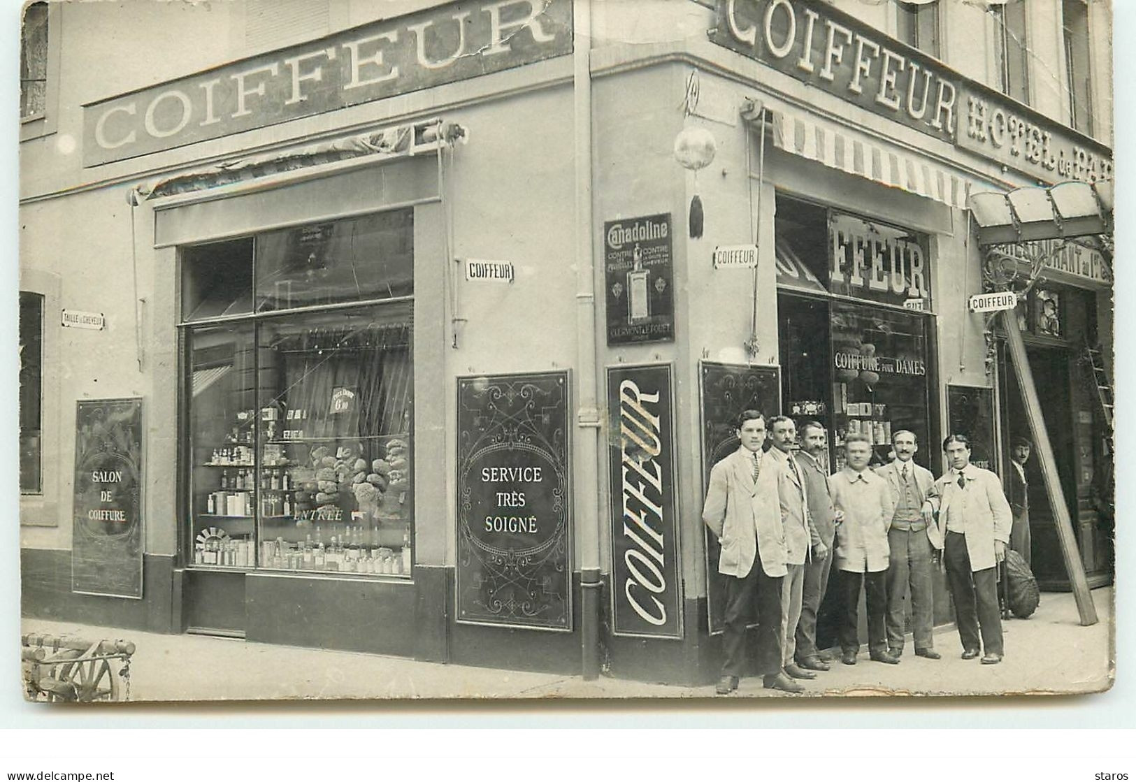 Carte Photo à Localiser - Salon De Coiffure - Coiffeur - Hôtel De Paris - Tiendas