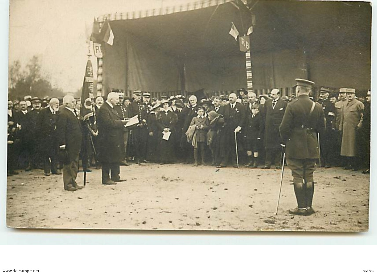 Carte Photo à Identifier - Cérémonie Militaire - To Identify