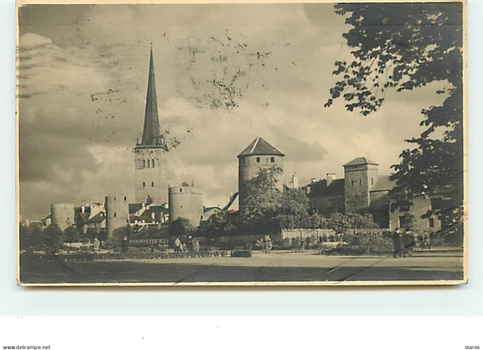 Carte Photo - ESTONIE - TALLINN - Vana Müüride Vaade - Estonia