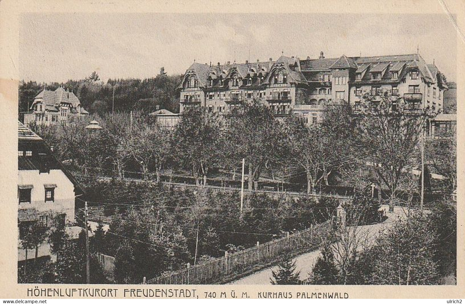 AK Höhenluftkurort Freudenstadt - Kurhaus Palmenwald - Ca. 1910 (69580) - Freudenstadt