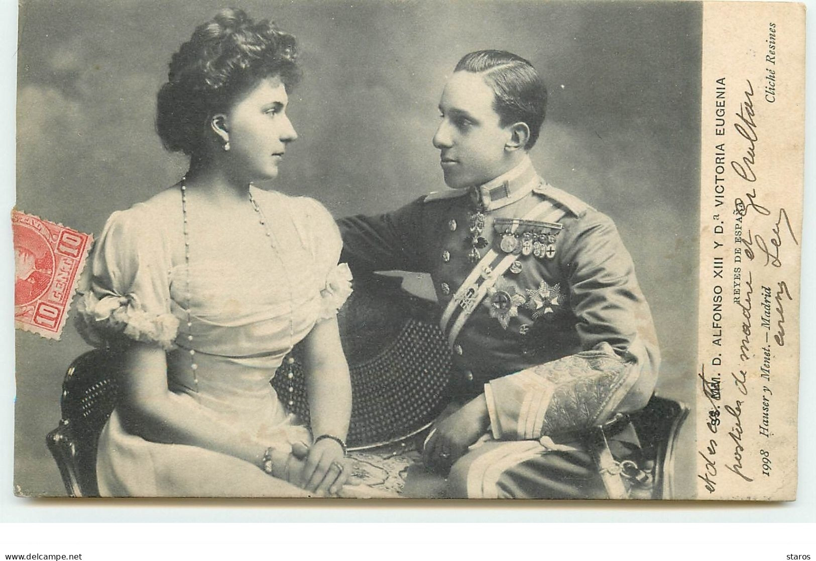 Familles Royales - SS. MM. D. Alfonso XIII Y Da Victoria Eugenia - Royal Families