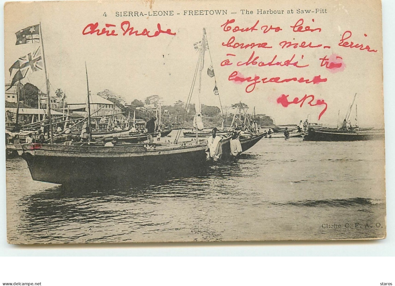 FREETOWN - The Harbour At Saw-Pitt - Sierra Leone