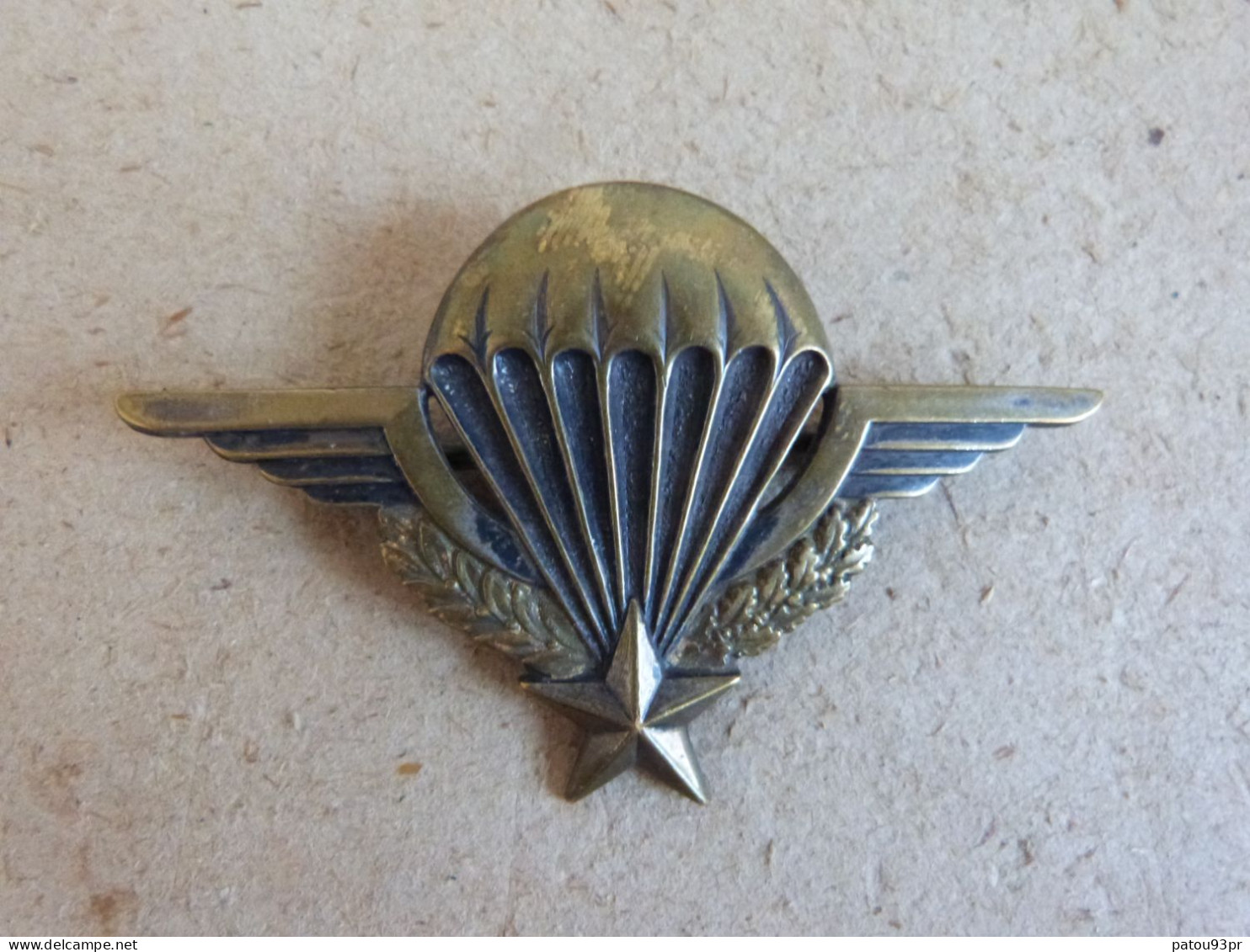 Insigne Parachutiste NUMEROTE 126545 - DRAGO METRA - Période Guerre D'Algérie 1957 (1) - Armée De Terre