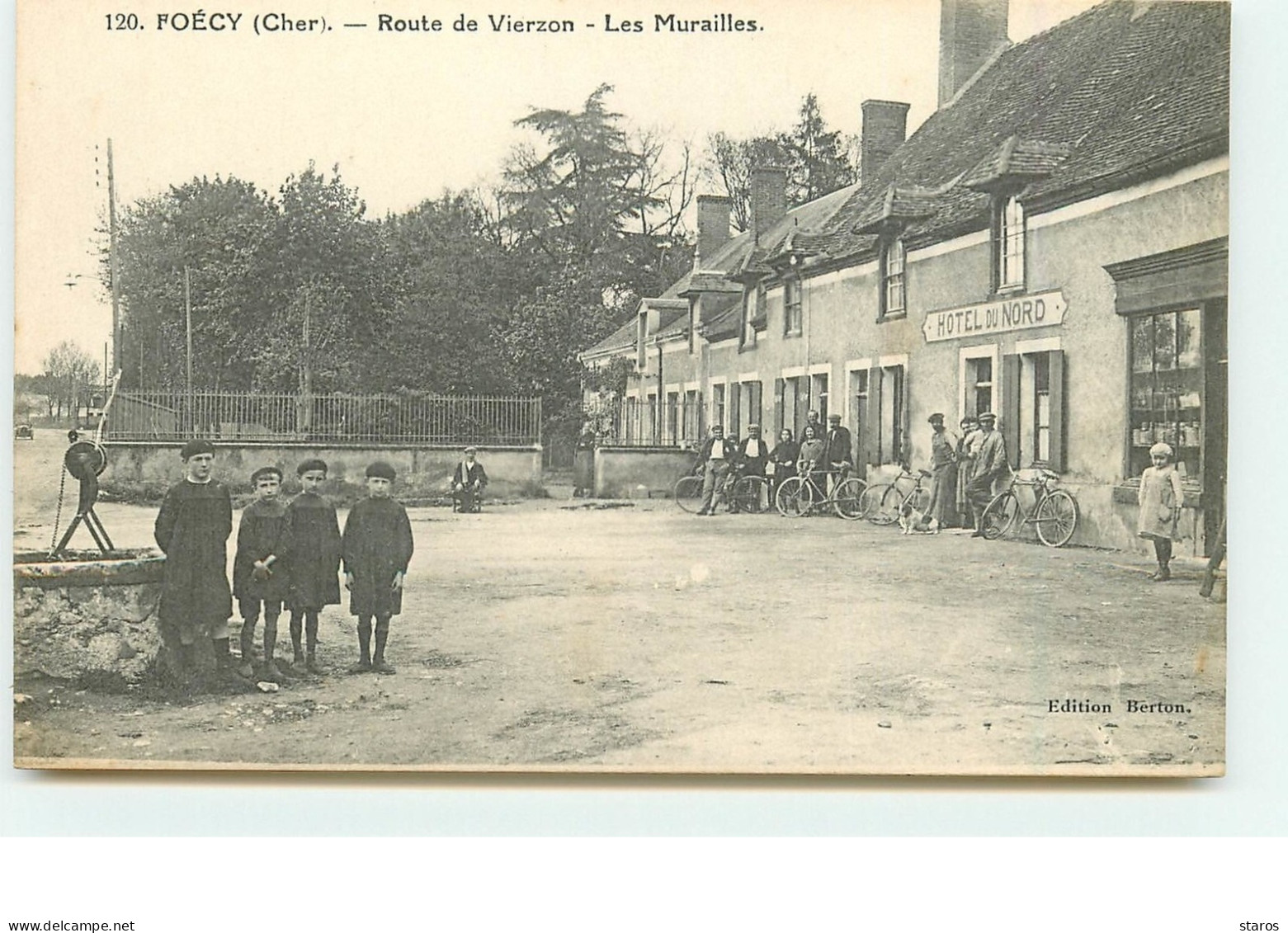 FOECY - Route De Vierzon - Les Murailles - Hôtel Du Nord - Other & Unclassified