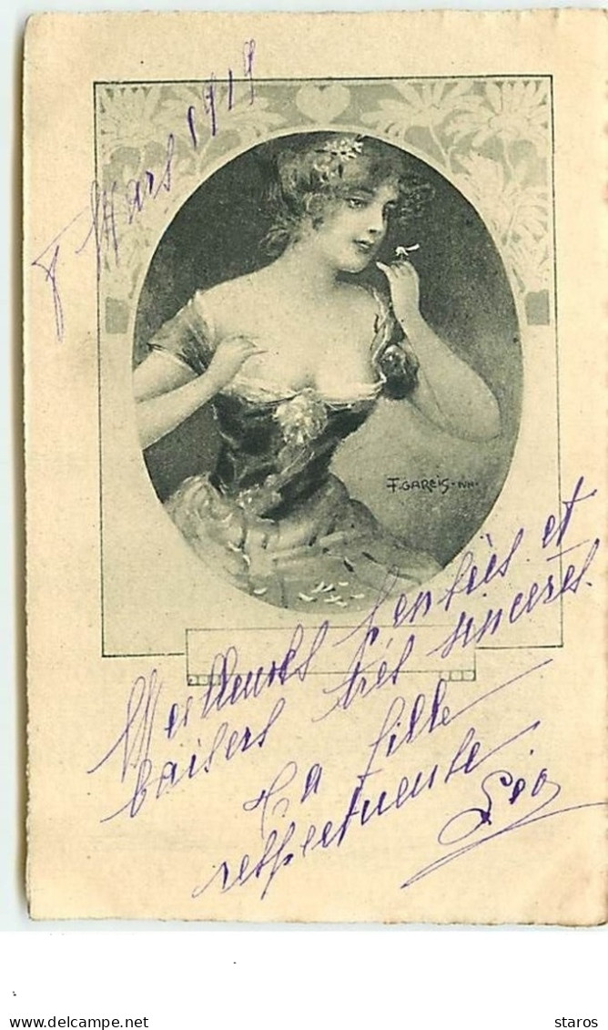 F. Gareis - Art Nouveau - Portrait D'une Jeune Femme - Gareis, F.