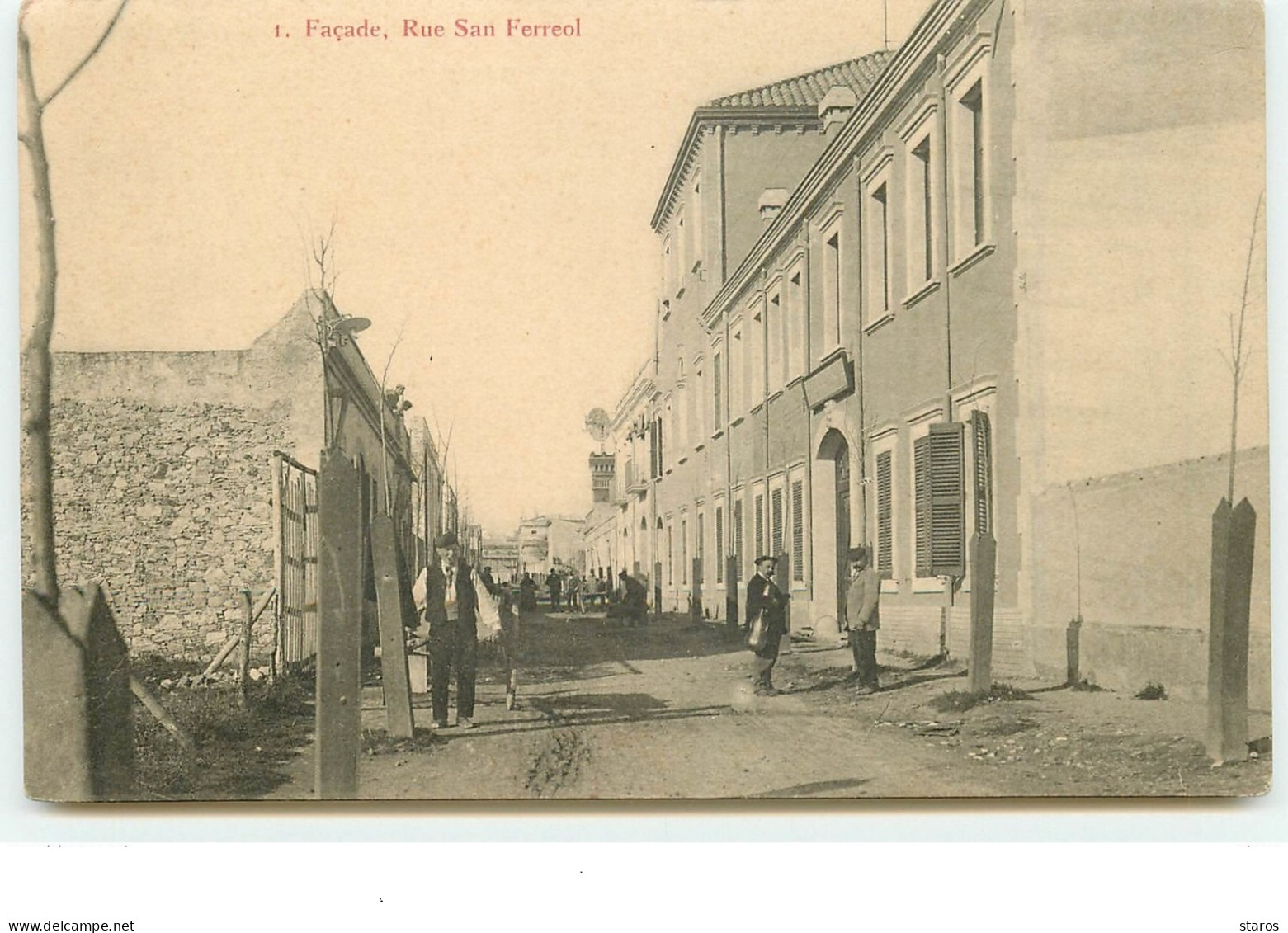 FIGUERAS - Colegio Hispano-Frances - Façade - Rue San Ferreol - Gerona