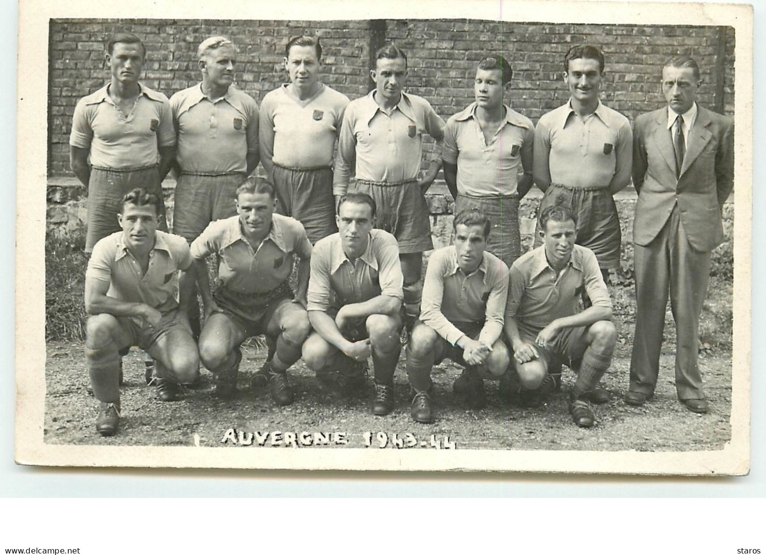 Equipe De Foot - Auvergne 1943-44 - Soccer