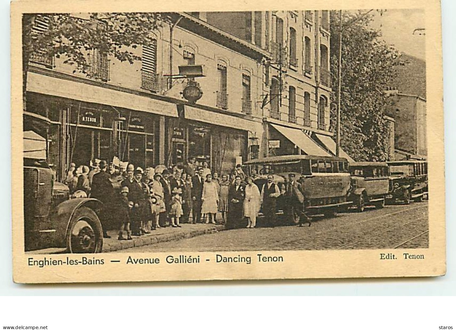 ENGHIEN-LES-BAINS - Avenue Galliéni - Dancing Tenon - Autobus - Enghien Les Bains