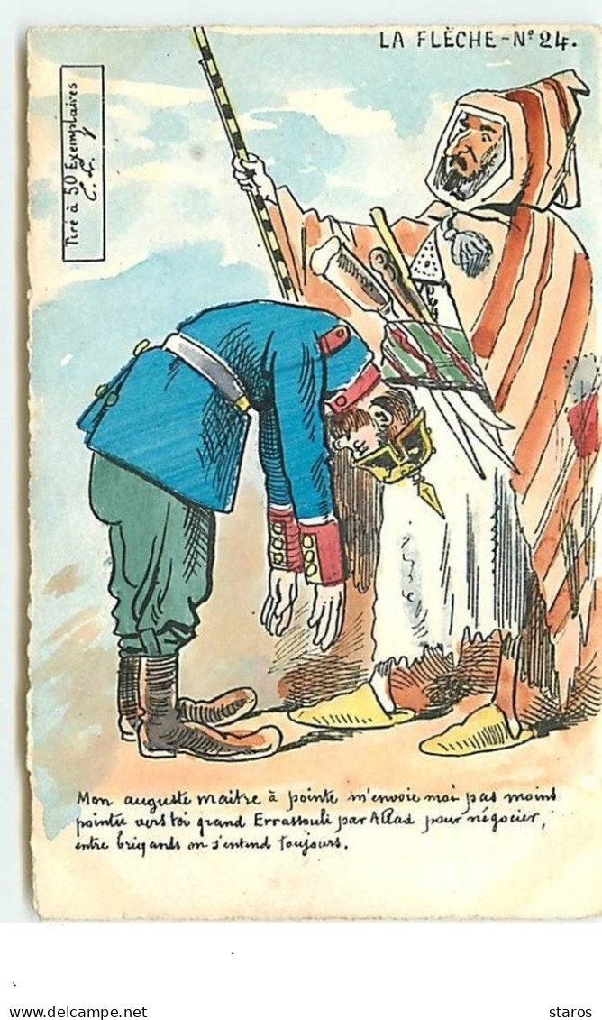 E.L. - La Flèche N°21 - Mon Auguste Maître ... On S'entend Toujours - Guillaume II - Satirische