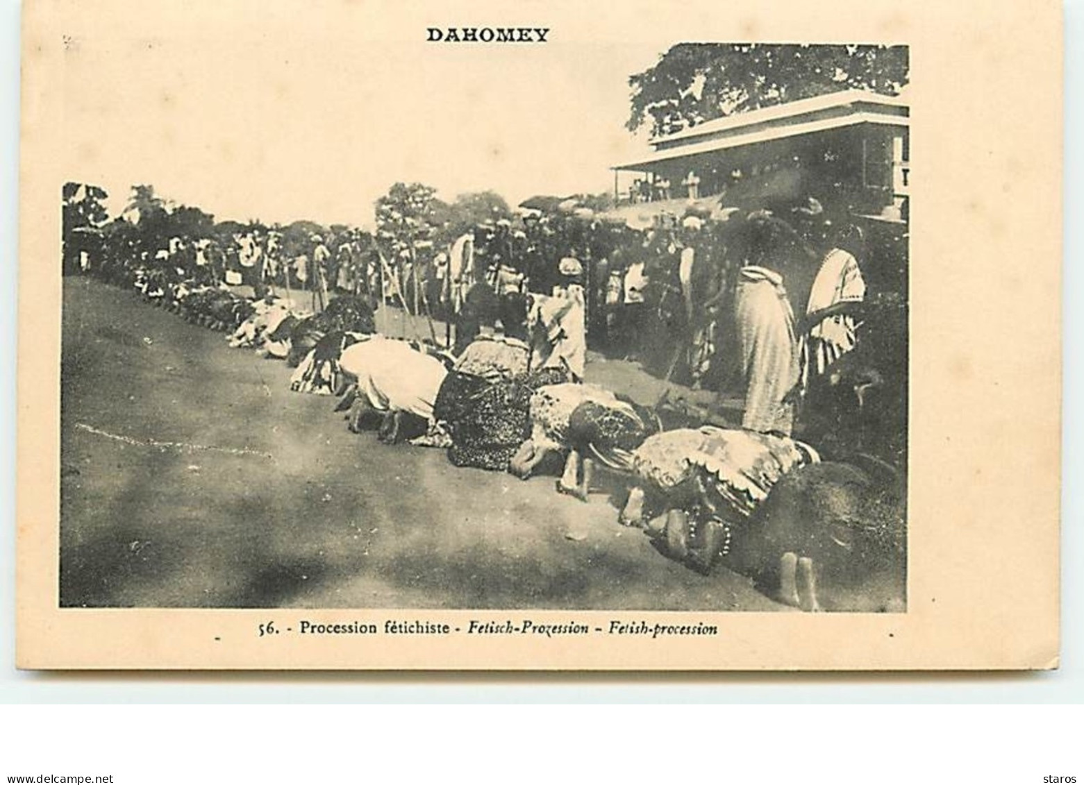 DAHOMEY - Procession Fétichiste - Dahomey