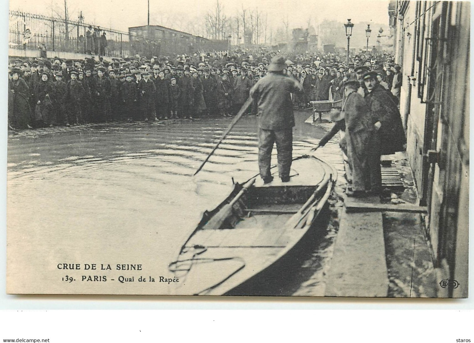 Crue De La Seine - PARIS - Quai De La Rapée - ELD N°139 - De Overstroming Van 1910