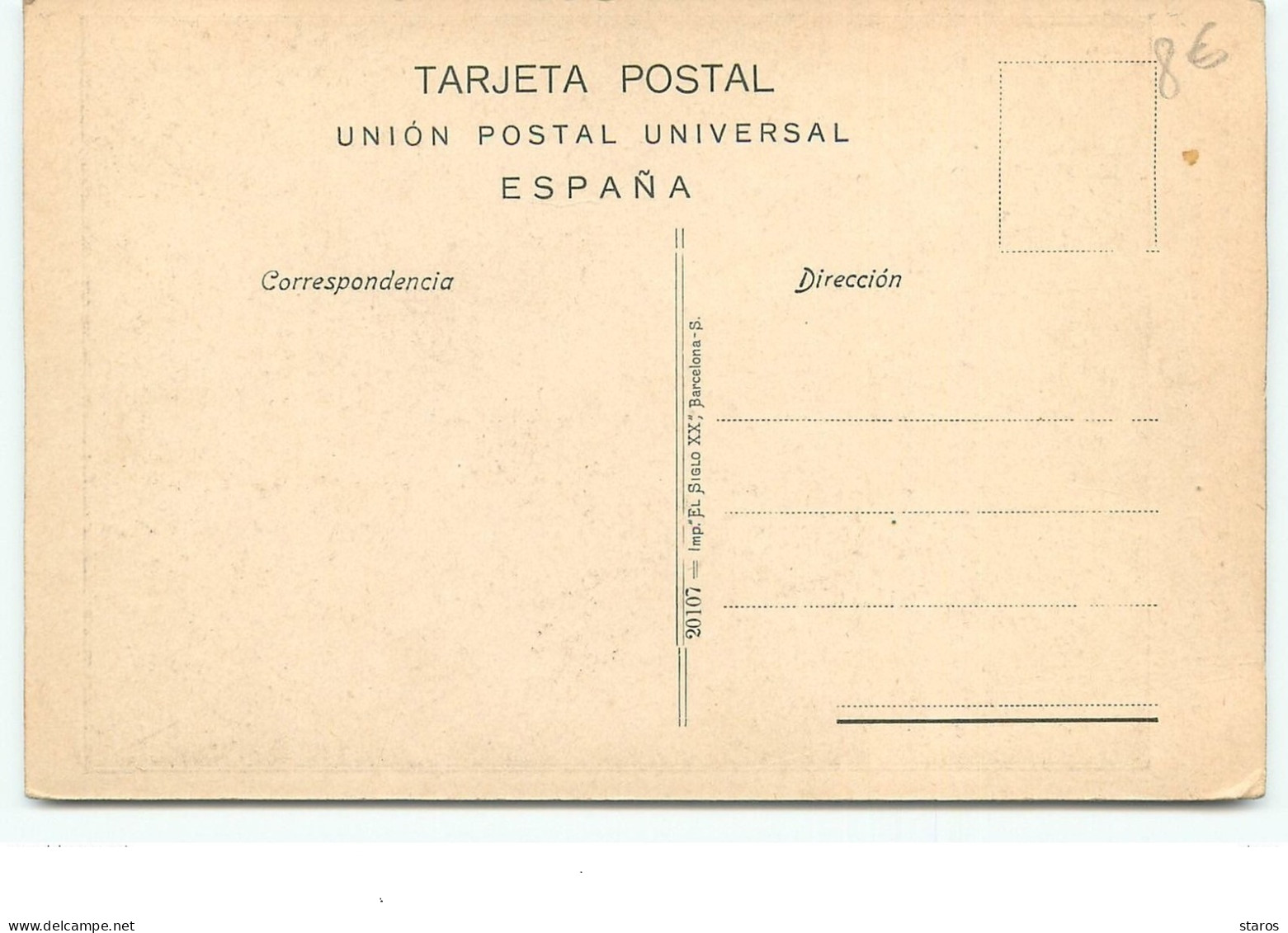 Compania Transatlantica - Vapores Correos Espanoles - V.C. Infanta Isabel De Borbon - Galeria - Restaurant - Steamers