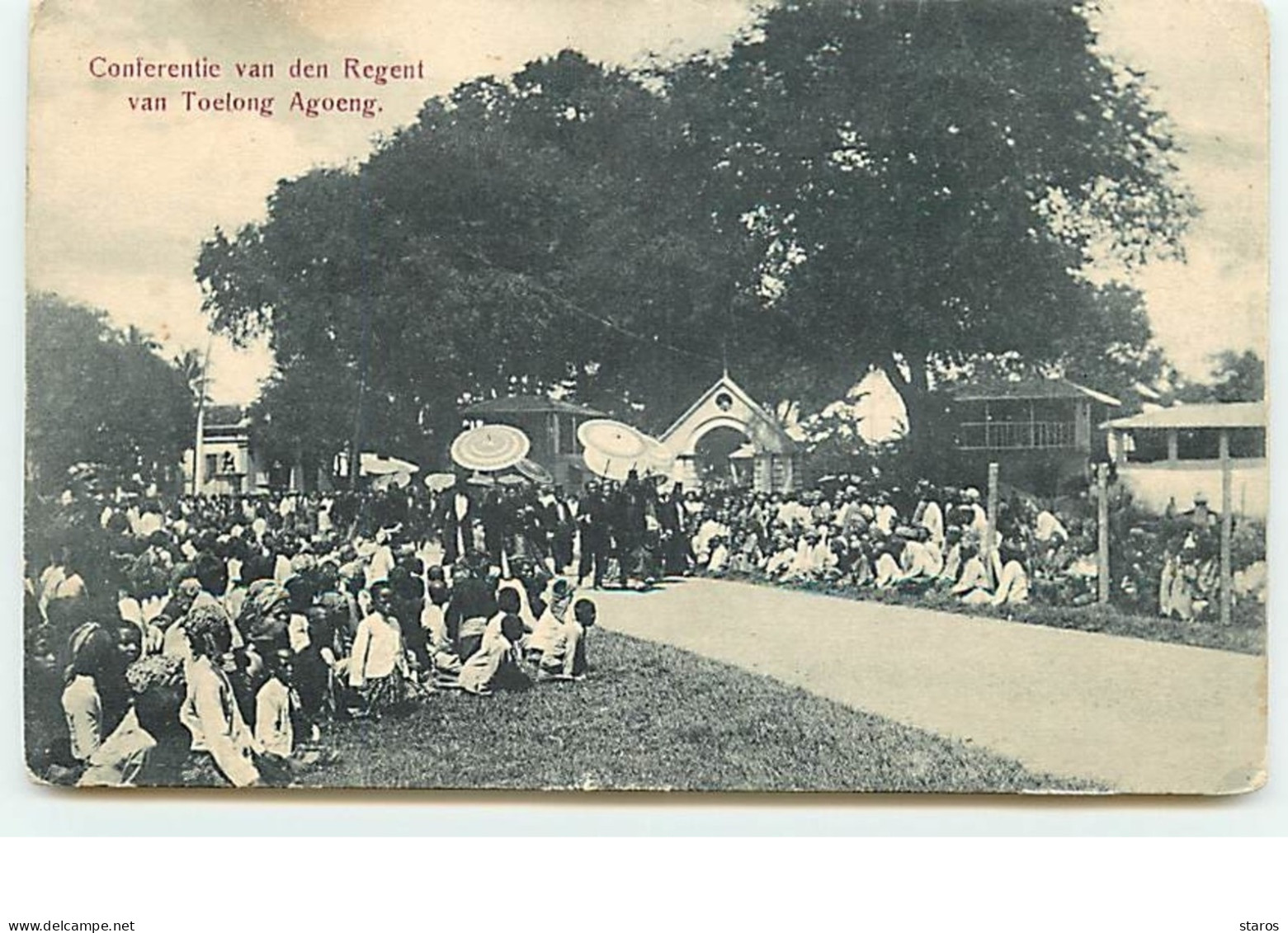 Conferentie Van Den Regent Van Toelong Agoeng - Indonesië