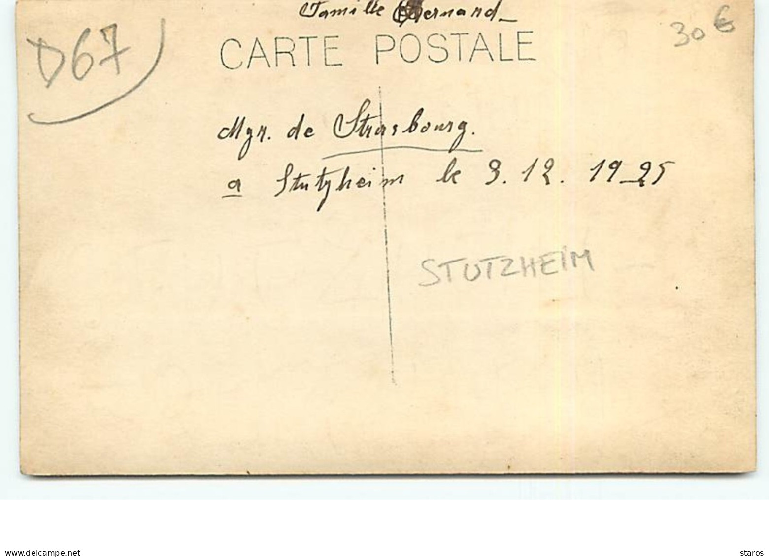 Carte-Photo De STUTZHEIM - Jour De Fête - Hommes Sur Des Chevaux - Mgr De  Strasbourg - 1925 - Other & Unclassified