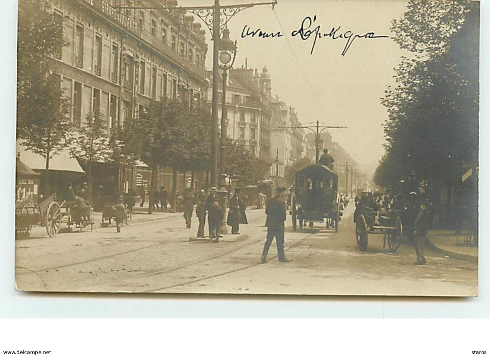 Carte-Photo De PARIS XI - Avenue De La République - Arrondissement: 11