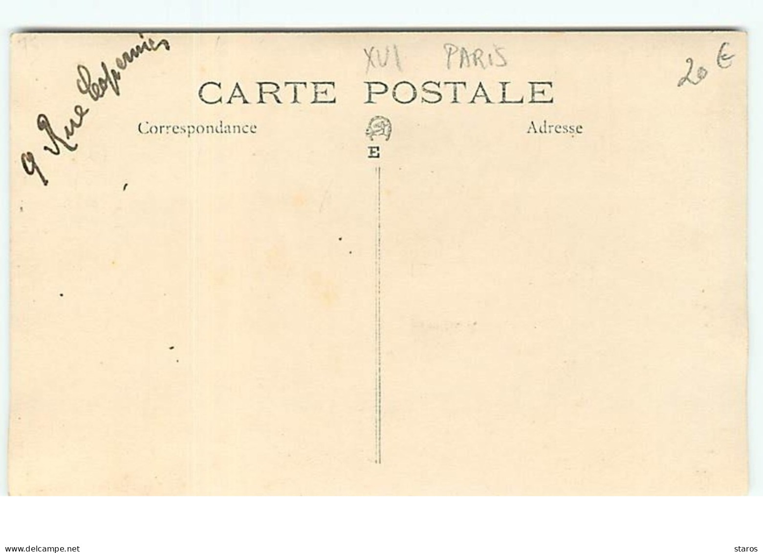 Carte-Photo - PARIS XVI - 9 Rue Copernic - Devanture - Alimentation - Crémerie - Shops