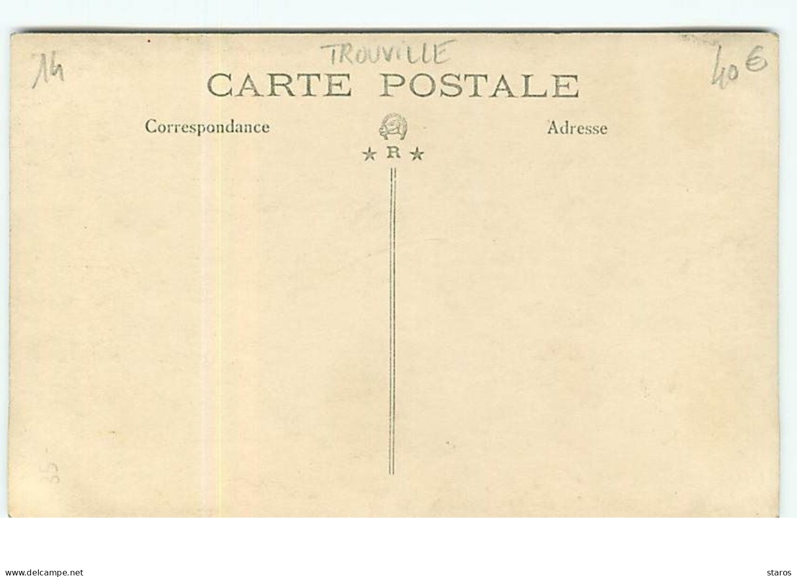 Carte-Photo - TROUVILLE - Pavillon Royal - Devanture Magasin The Rosenthal Porcelaine - Joaillerie - Trouville