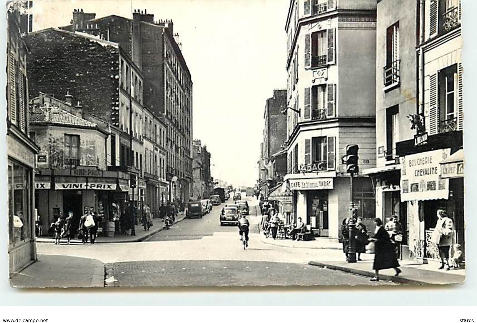 Carte Photo - PARIS XX - Rues De Belleville Et Haxo - Arrondissement: 20