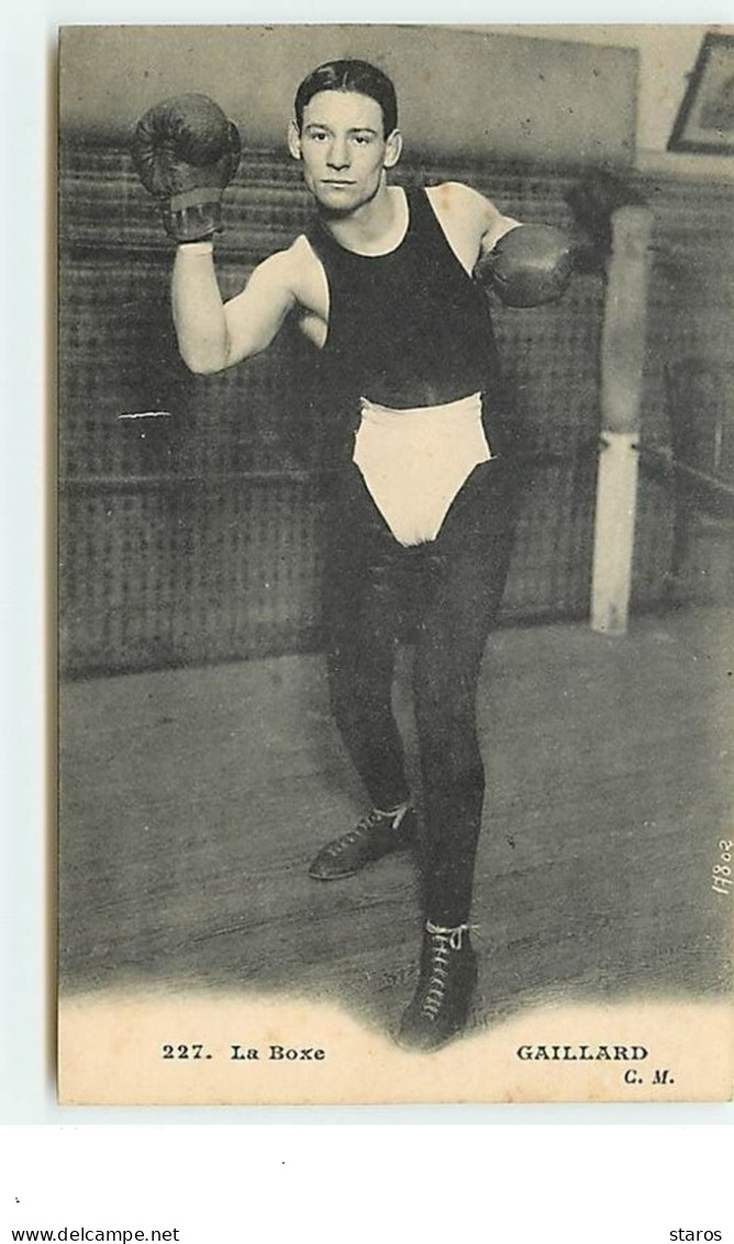 La Boxe - Gaillard - CM  N°227 - Boxing
