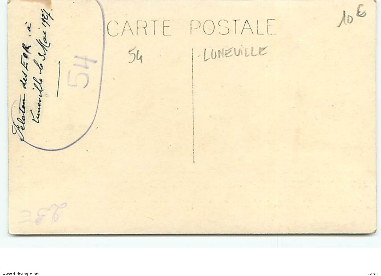 LUNEVILLE - Militaires Sur Des Chevaux - Peloton Des EOR - Mai 1927 - Luneville