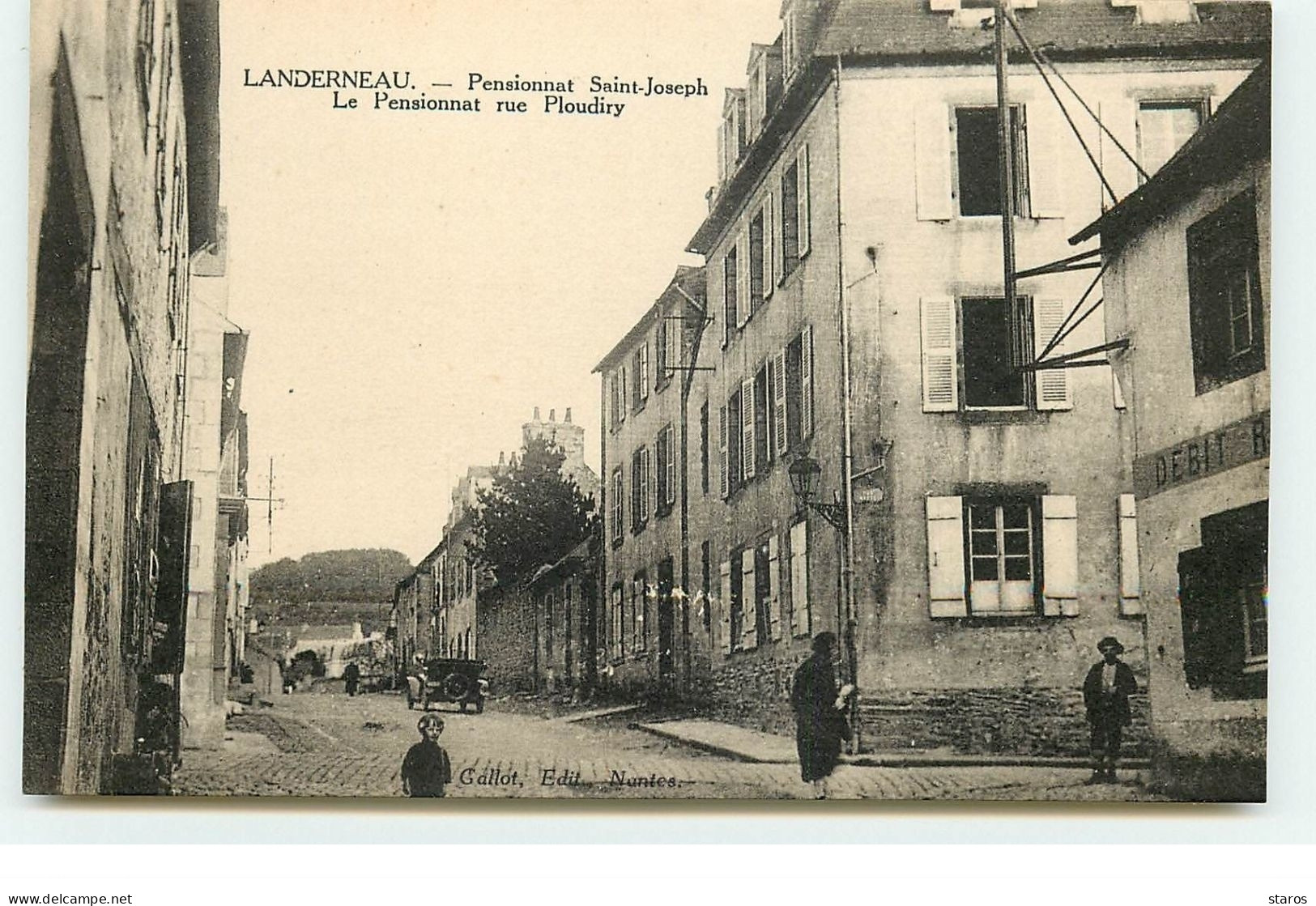 LANDERNEAU - Pensionnat Saint-Joseph - Le Pensionnat Rue Ploudiry - Landerneau