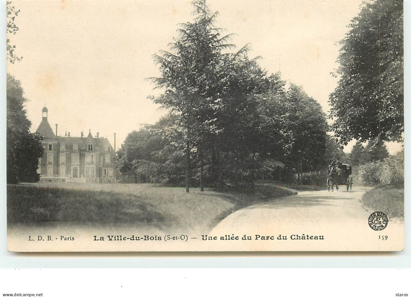 LA VILLE-DU-BOIS - Une Allée Du Parc Du Château - Other & Unclassified