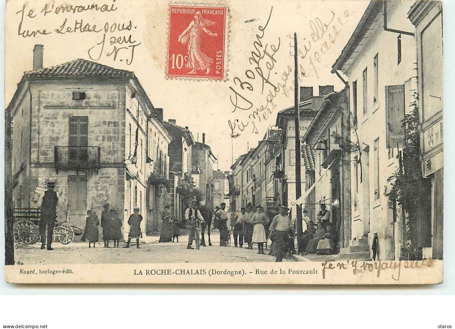 LA ROCHE-CHALAIS - Rue De La Pourcault - Other & Unclassified