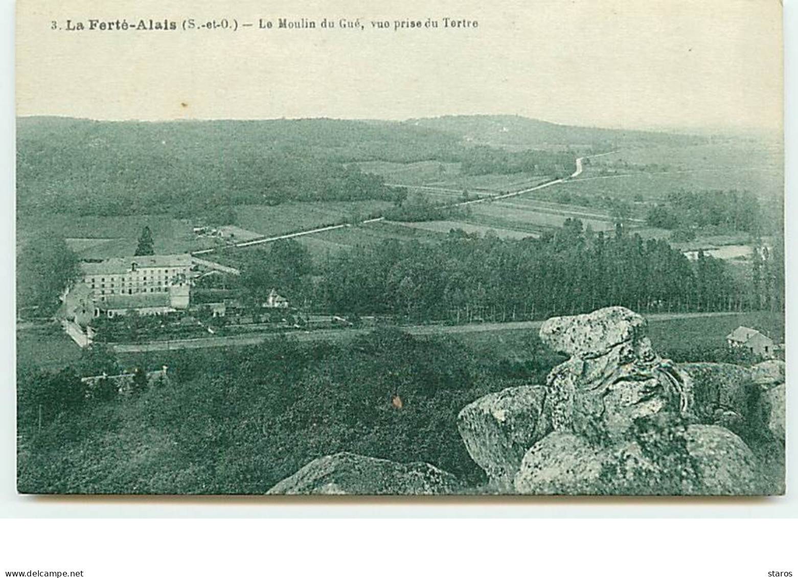 LA FERTE-ALAIS - Le Moulin Du Gué, Vue Prise Du Tertre - La Ferte Alais