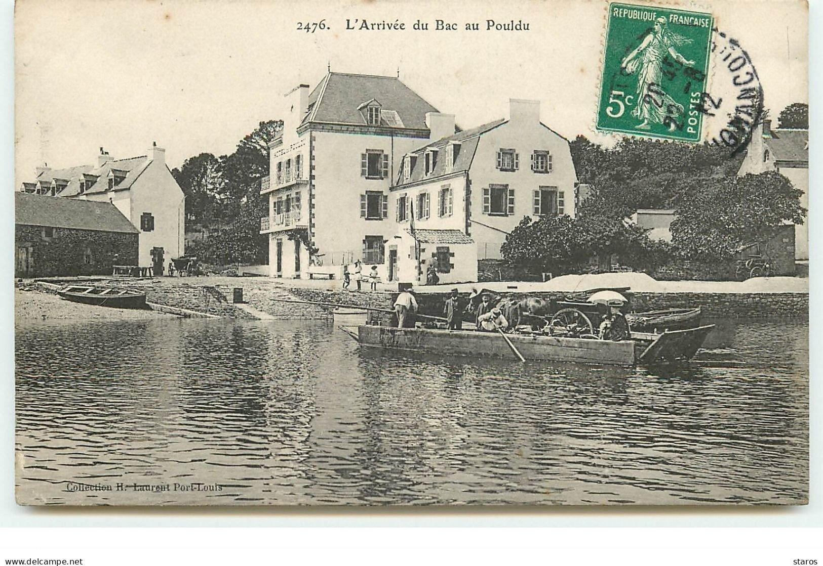 L'Arrivée Du Bac Au POULDU - Sonstige & Ohne Zuordnung