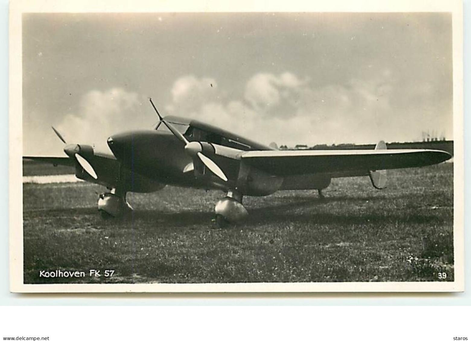 Koolhoven FK 57 - 1919-1938: Entre Guerres