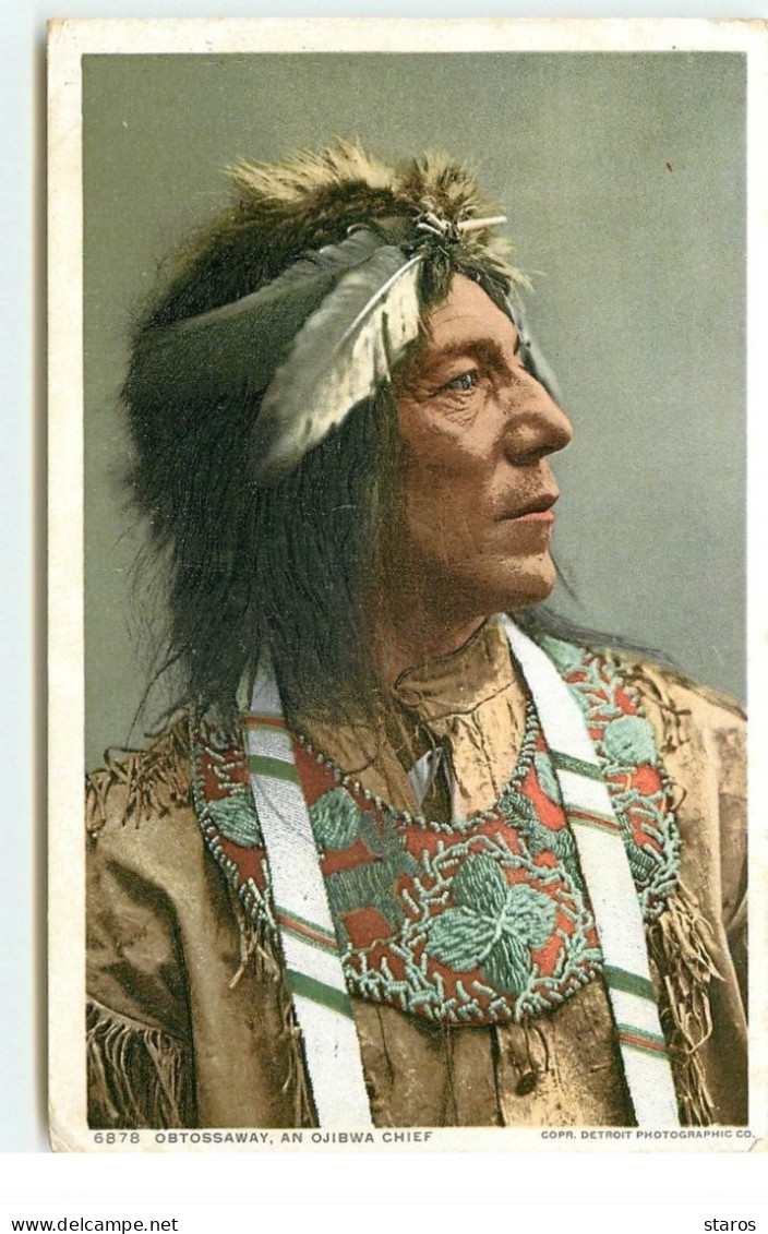 Indien - Obtossaway An Ojibwa Chief - Indiens D'Amérique Du Nord