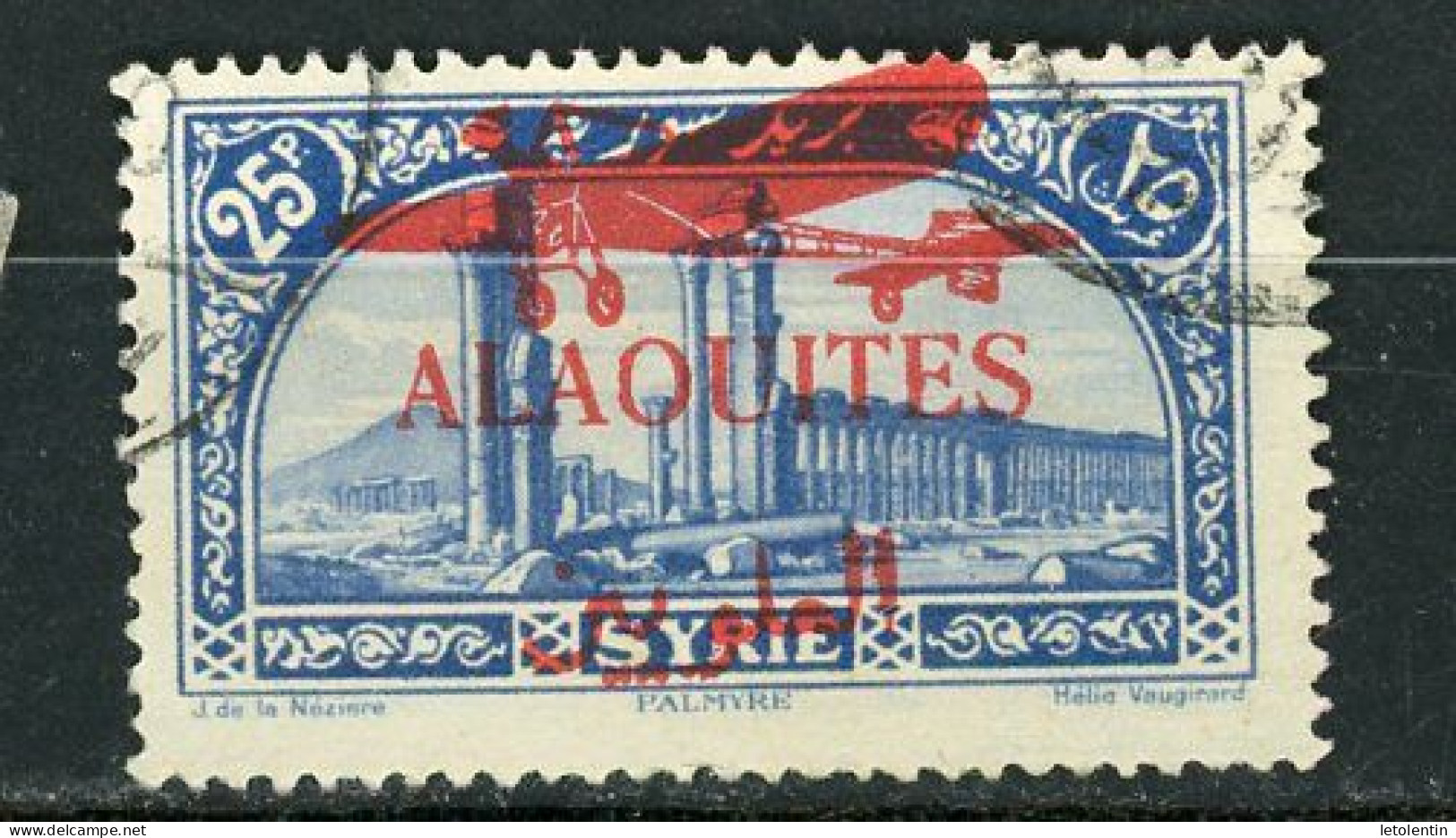 ALAOUITES - POSTE AERIENNE  - N°Yt 16 Obli. - Used Stamps