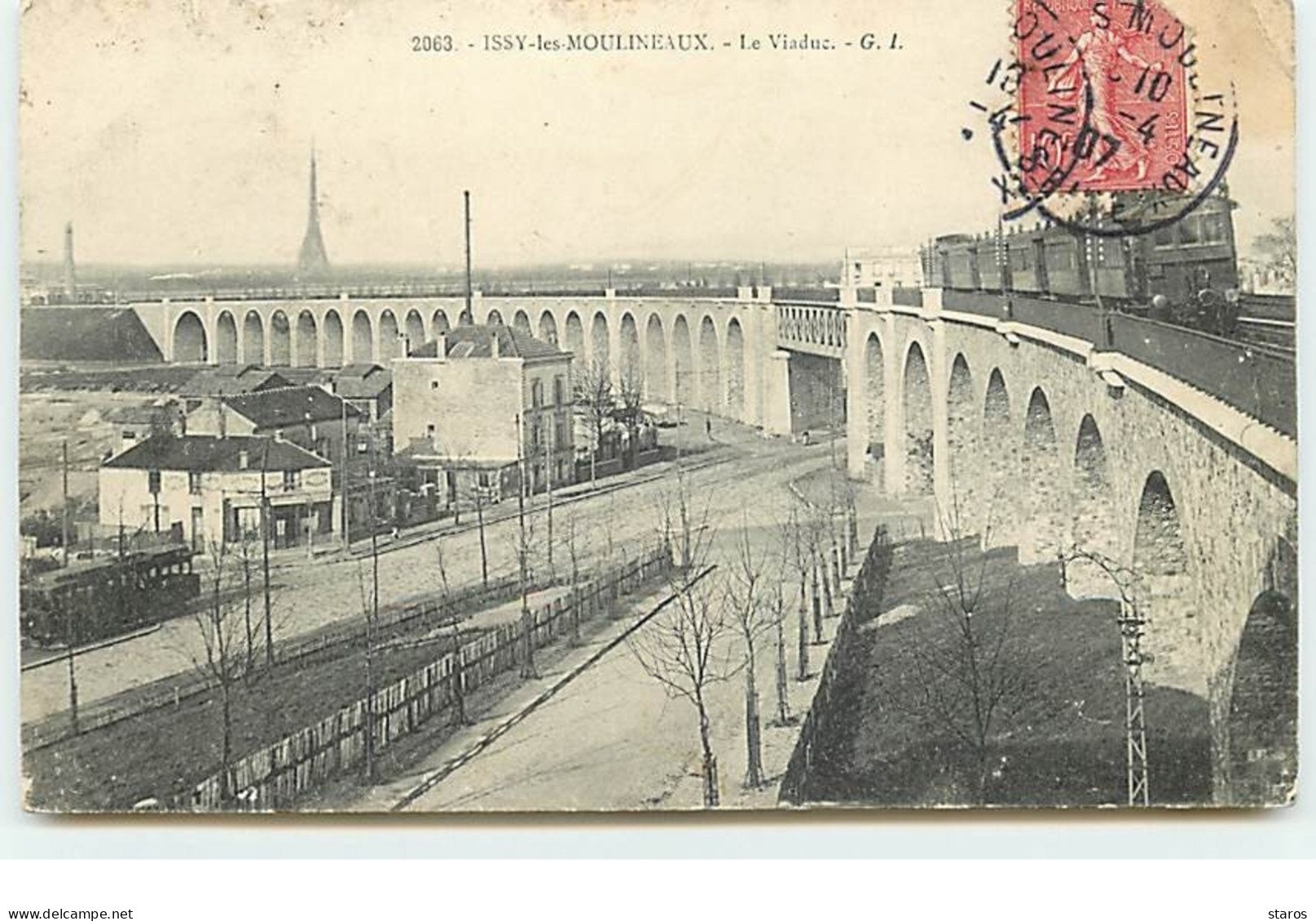 ISSY-LES-MOULINEAUX  - Le Viaduc - Train - Issy Les Moulineaux