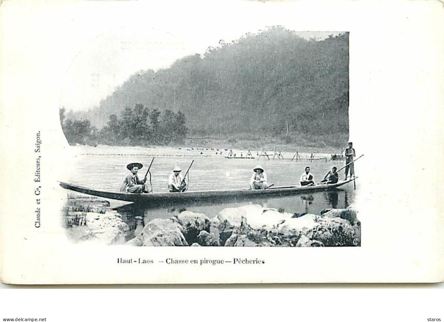 HAUT-LAOS - Chasse En Pirogue - Pêcheries - Laos