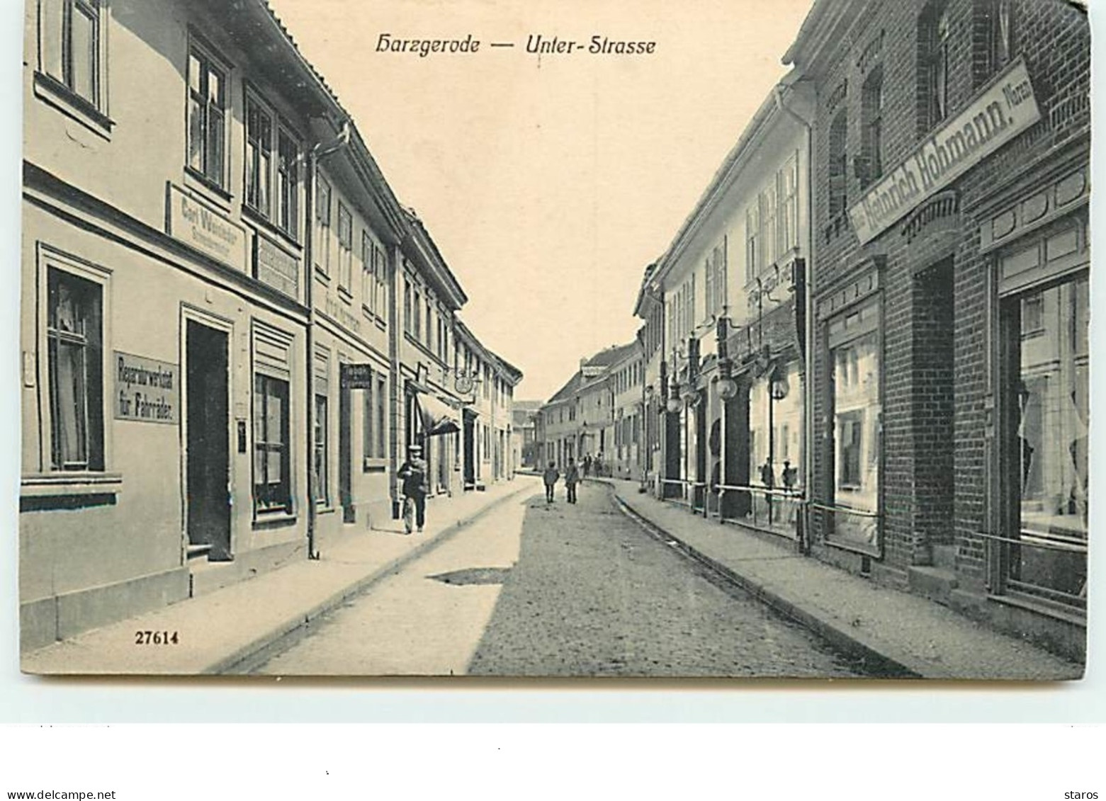 HARZGERODE - Unter-Strasse - Heinrich Hohmann - Harzgerode