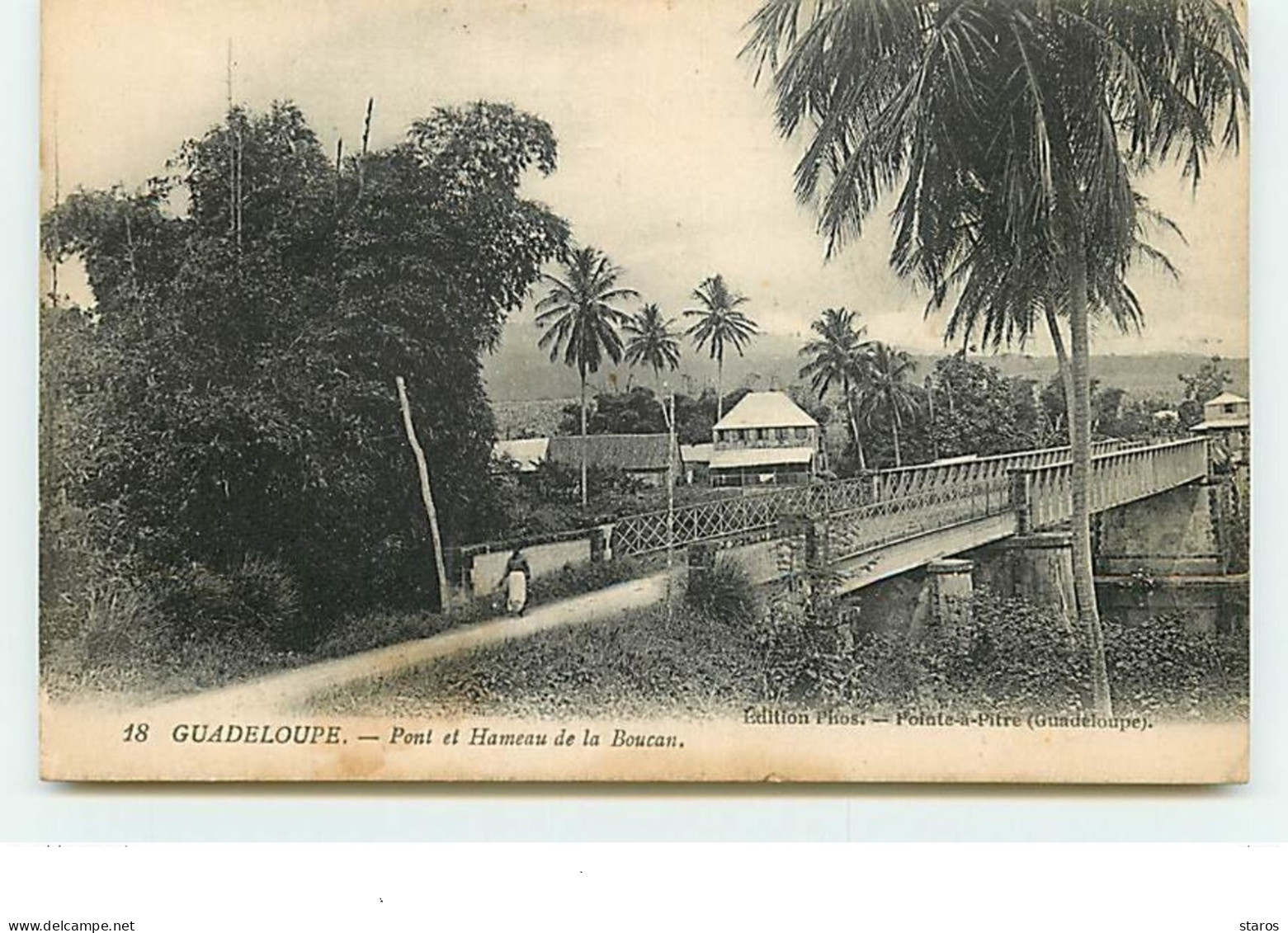 Guadeloupe - Pont Et Hameau De La Boucan - Autres & Non Classés