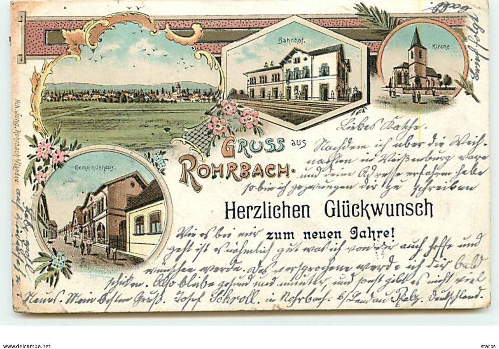 Gruss Aus ROHRBACH - Herzlichen Glückwunsch Zum Neuen Jahre - Other & Unclassified