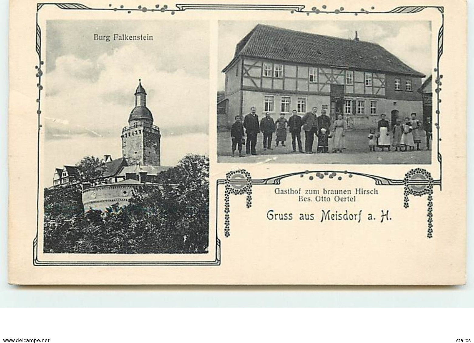 Gruss Aus Meisdorf - Burg Falkenstein - Autres & Non Classés
