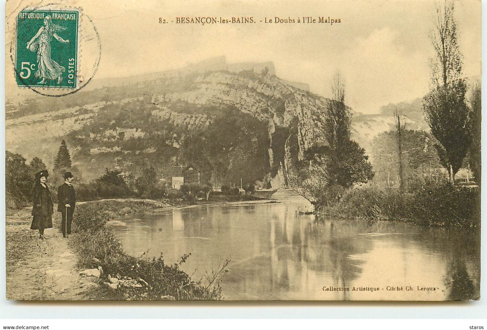 BESANCON-LES-BAINS - Le Doubs à L'Ile Malpas - Besancon