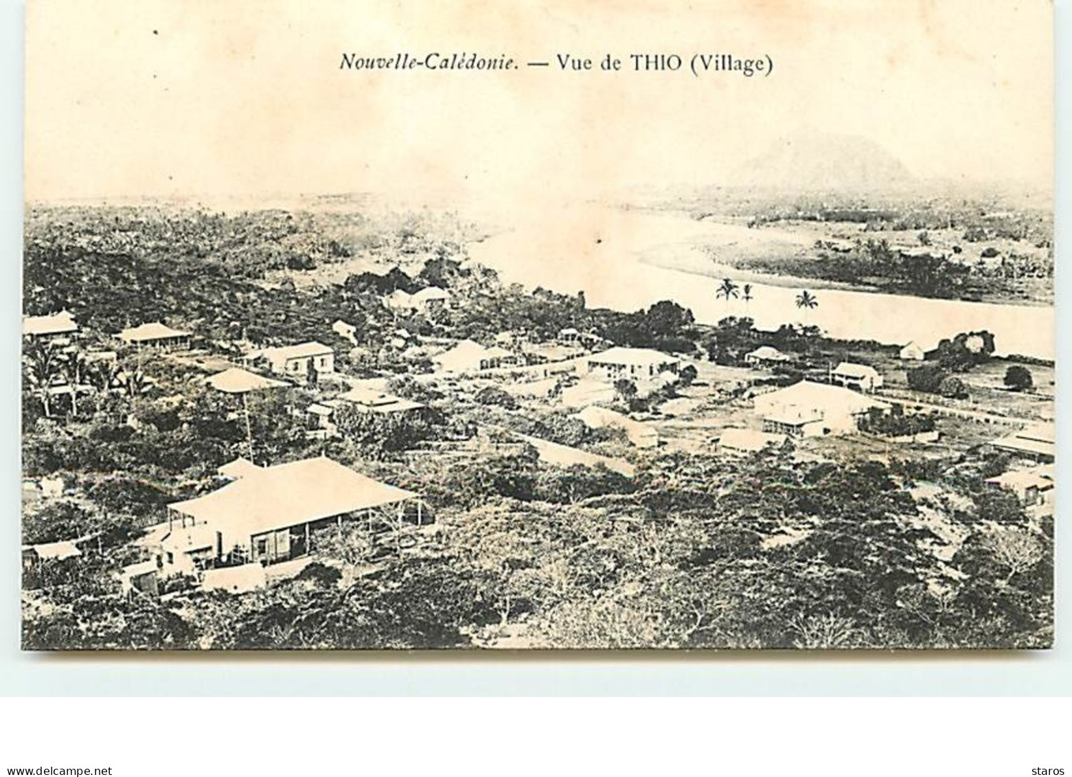 NOUVELLE CALEDONIE - Vue De THIO (Village) - Nouvelle Calédonie