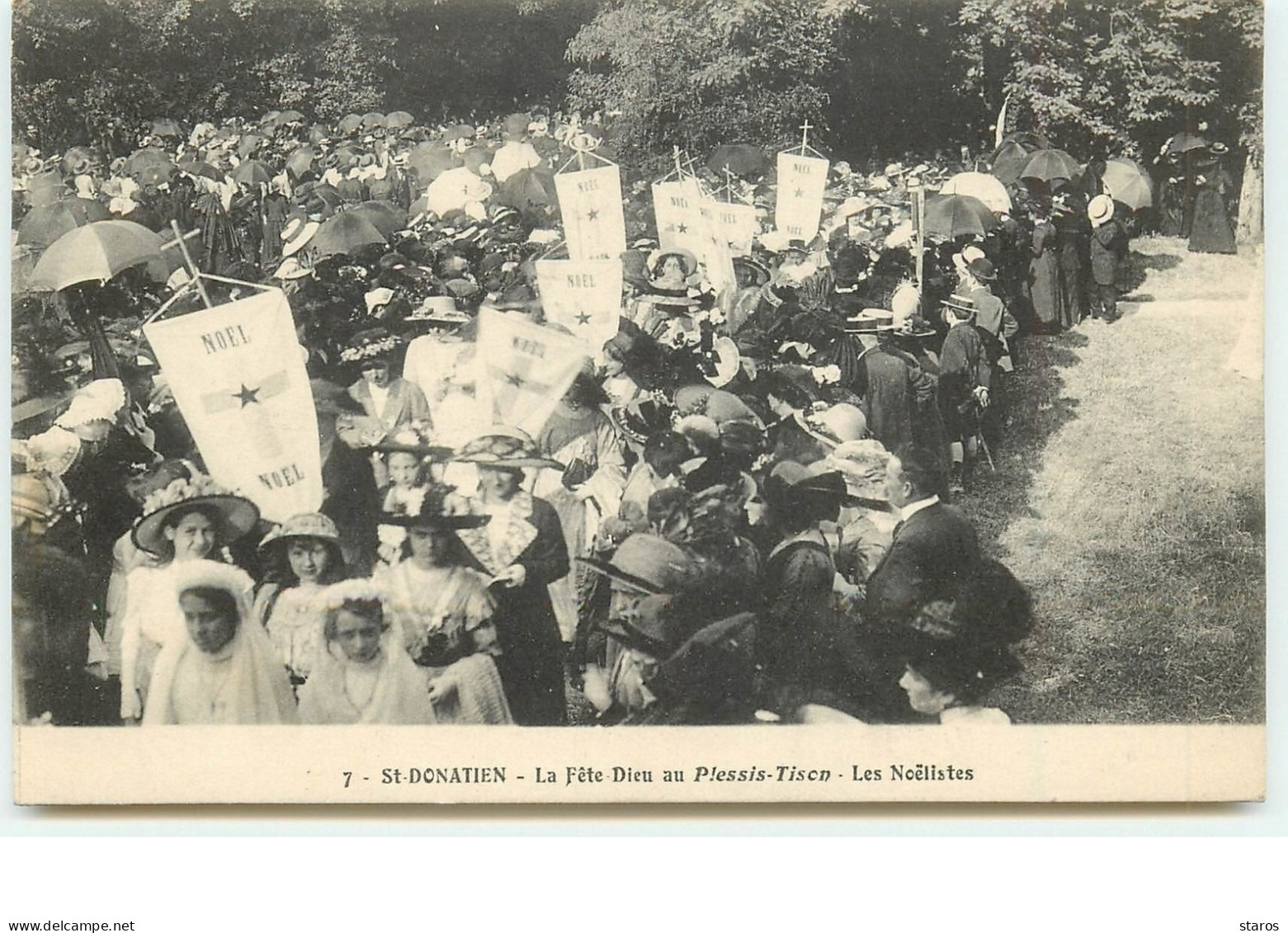 NANTES - SAINT-DONATIEN - N°7 La Fête Dieuau Plessis-Tison - Les Noëlistes - Nantes