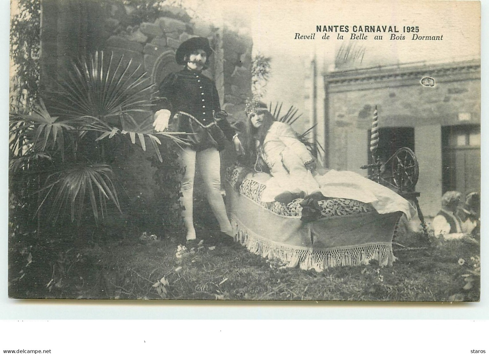 NANTES Carnaval 1925 - Réveil De La Belle Au Bois Dormant - Nantes